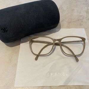 Chanel eyeglass frames.